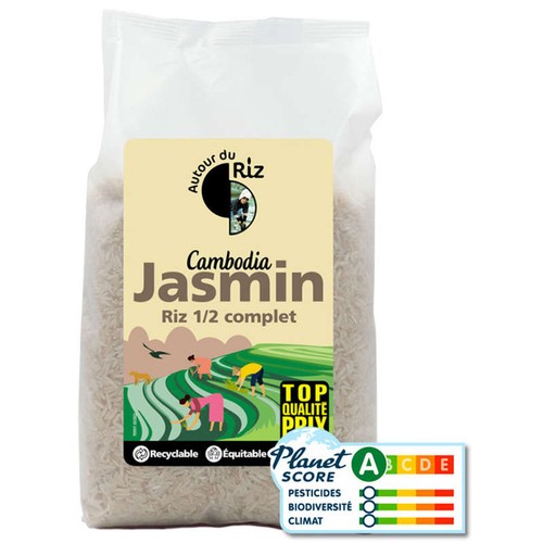 [Par Naturalia] Autour Du Riz Riz Jasmin Demi-Complet Bio 2kg