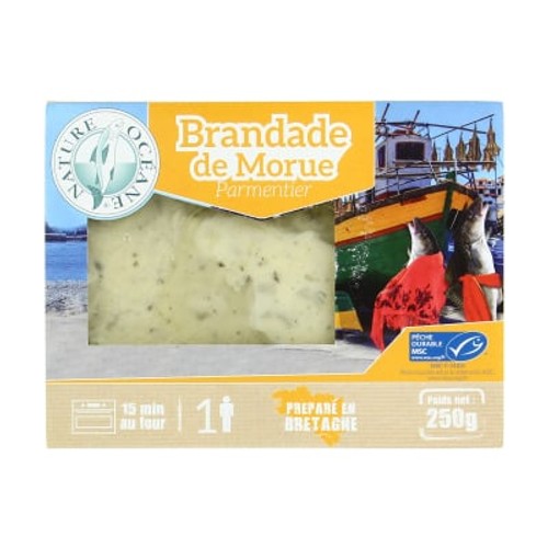Nature Oceane Brandade de Morue 250G Msc
