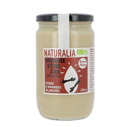 Naturalia Purée d'amande blanche Bio 650g