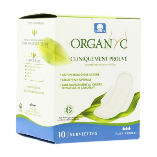[Par Naturalia] Organyc Serviettes ultra fines flux normal x10