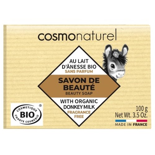 [Par Naturalia] Cosmo Naturel Savon au Lait d’ânesse sans Parfum Bio 100g