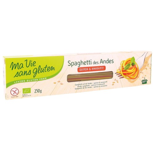 [Par Naturalia] Ma Vie Sans Gluten Spaghetti Des Andes Quinoa & Amarante Sans Gluten Bio 250g