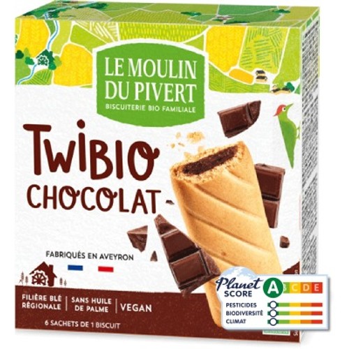 [Par Naturalia] Moulin Du Pivert Twibio Chocolat Noir Bio 150g
