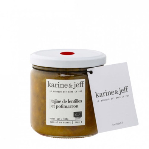 [Par Naturalia] Karine & Jeff Tajine De Lentilles Et Potimarron Bio 380g