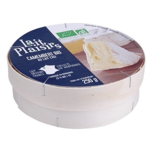 [Par Naturalia] Lait Plaisirs Camembert Au Lait Cru 250G Bio