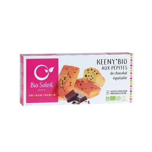 [Par Naturalia] Biosoleil Moelleux Aux Pépites De Chocolat Kenny Bio 150g