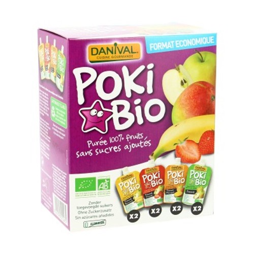 [Par Naturalia] Danival Poki Bio Panache Sans Sucres Ajoutés Bio 8x90g