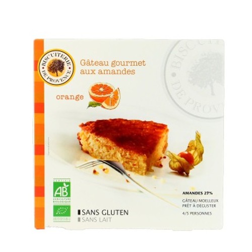[Par Naturalia] Biscuiterie Provence Gâteau Gourmet Aux Amandes Goût Orange Sans Gluten Bio 225g