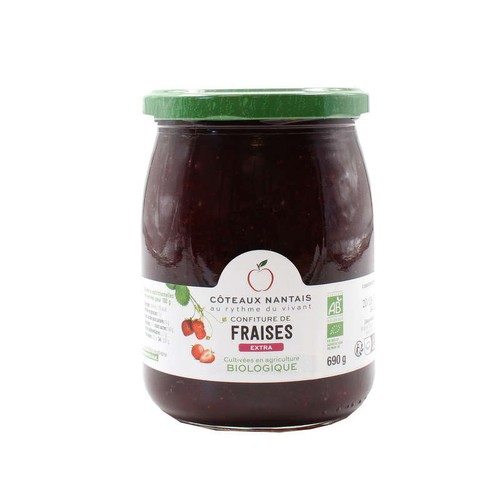 [Par Naturalia] Coteaux Nantais Confiture de Fraises Extra Bio 690g