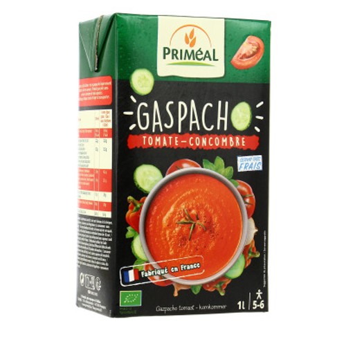[Par Naturalia] Priméal Gaspacho Tomates-Concombres Bio 1L
