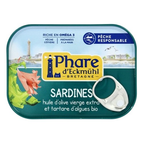 [Par Naturalia] Phare D'Eckmühl Sardines Au Tartare D'Algues Msc 135g