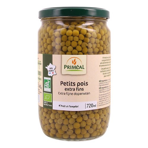 [Par Naturalia] Priméal Petits Pois Extra Fins Bio 660g
