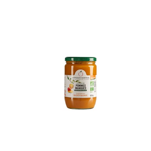 [Par Naturalia] Coteaux Nantais Purée Pomme Mangue Demeter Sans Sucres Ajoutés Bio 630g