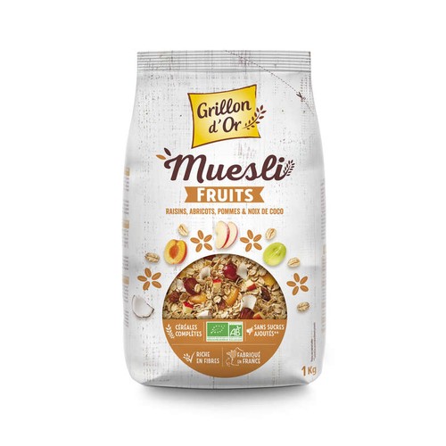 [Par Naturalia] Grillon D'Or Muesli Aux Fruits Bio 1kg