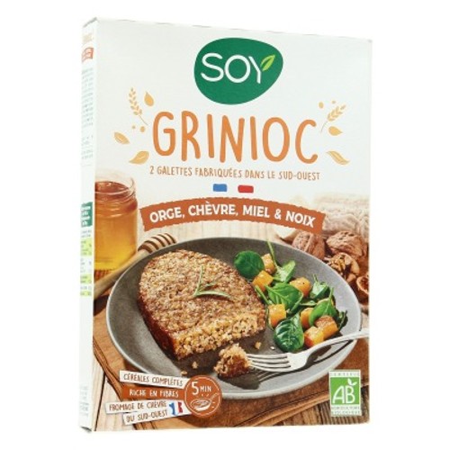 [Par Naturalia] Soy Grinioc Orge Chèvre Miel & Noix Bio 2x100g