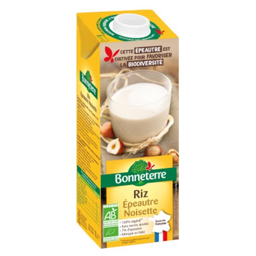 [Par Naturalia] Bonneterre Boisson Epeautre/Riz/Noisettes Bio 1L