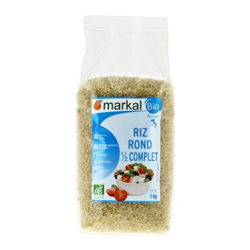 [Par Naturalia] Markal Riz Rond Demi-Complet Italie 1Kg