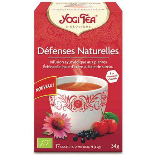 [Par Naturalia] Yogi Tea Infusion Défenses Naturelles - 17 Sachets Bio