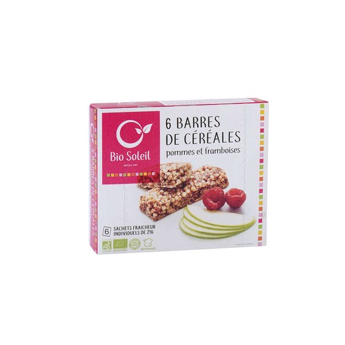 [Par Naturalia] Biosoleil Barres Pomme Framboise Bio 6x21g