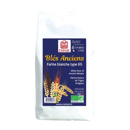 [Par Naturalia] Celnat Farine Blanche de Blés Anciens T65 Bio 1kg