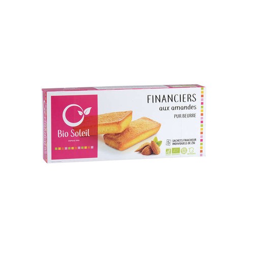 [Par Naturalia] Bio Soleil Financiers Aux Amandes Bio 125g