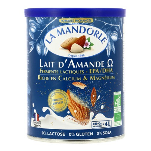 [Par Naturalia] La Mandorle Lait d'Amande en poudre probiotiques Bio 400g