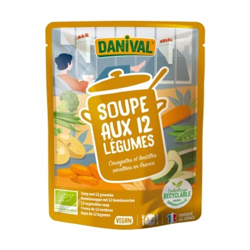 [Par Naturalia] Danival Soupe Aux 12 Légumes Bio 50cl