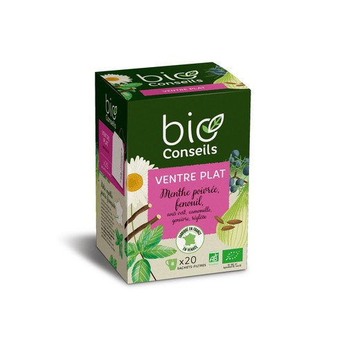 [Par Naturalia] Bioconseils Infusion Ventre Plat - 20 Sachets Bio