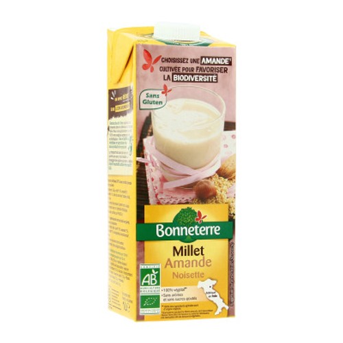 [Par Naturalia] Bonneterre Boisson Millet Amande & Noisette Bio 1L