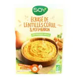Soy Écrase de lentilles corail Bio 220g