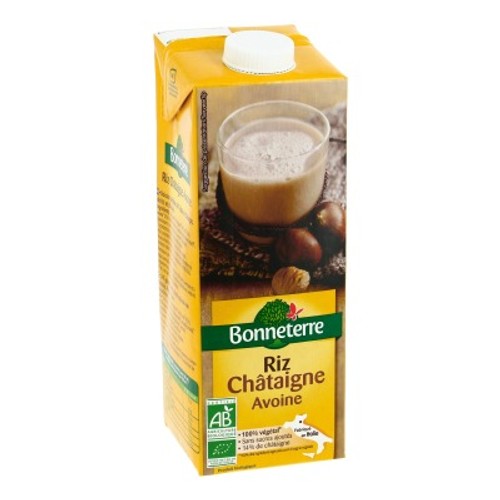 [Par Naturalia] Bonneterre Boisson Riz Châtaigne Avoine Bio 1L