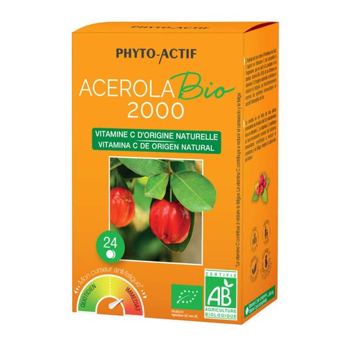 [Par Naturalia] Phyto Actif Acerola 2000 Bio 24 comprimés
