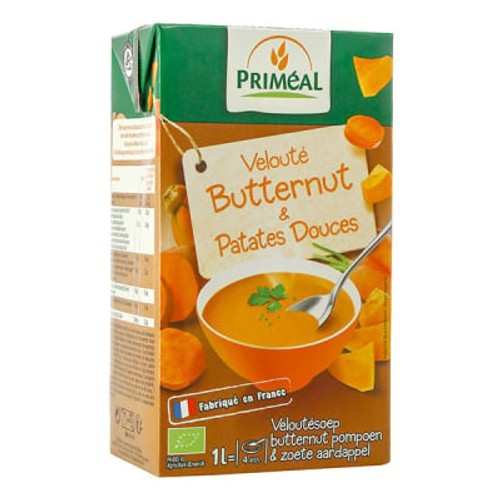 Primeal Velouté Butternut & Patate Douce Bio 1L