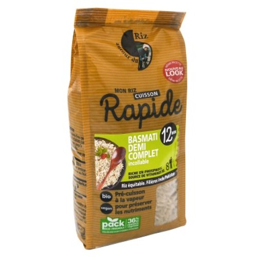 [Par Naturalia] Autour du Riz Riz Basmati Demi-Complet Bio 500g