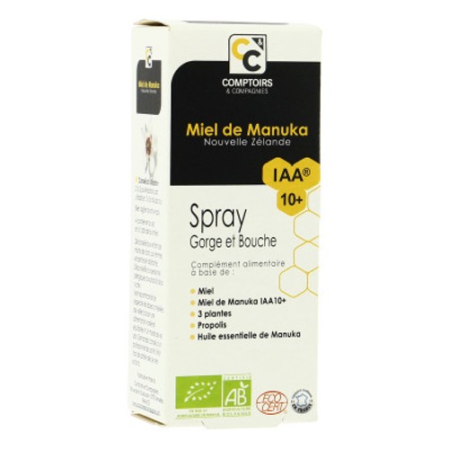 [Par Naturalia] Manuka Spray gorge et bouche au Miel IAA10+ 25ml