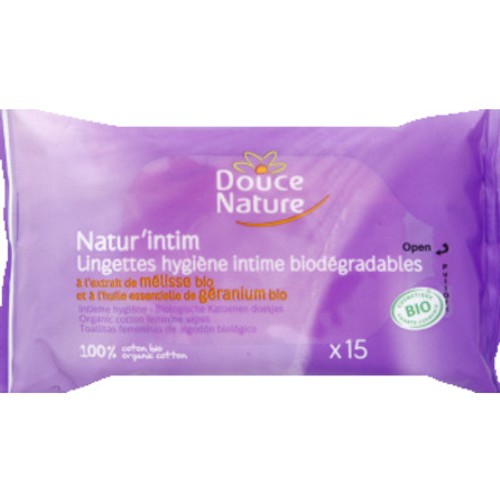 [Par Naturalia] Douce Nature Natur'Intim lingettes hygiène intime Bio x15
