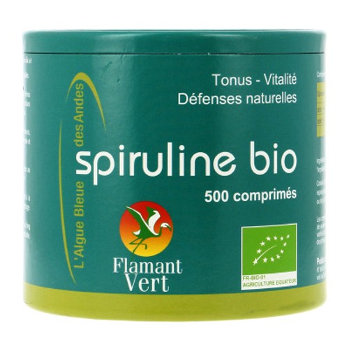 [Par Naturalia] Flamant Vert Spiruline 500 comprimés