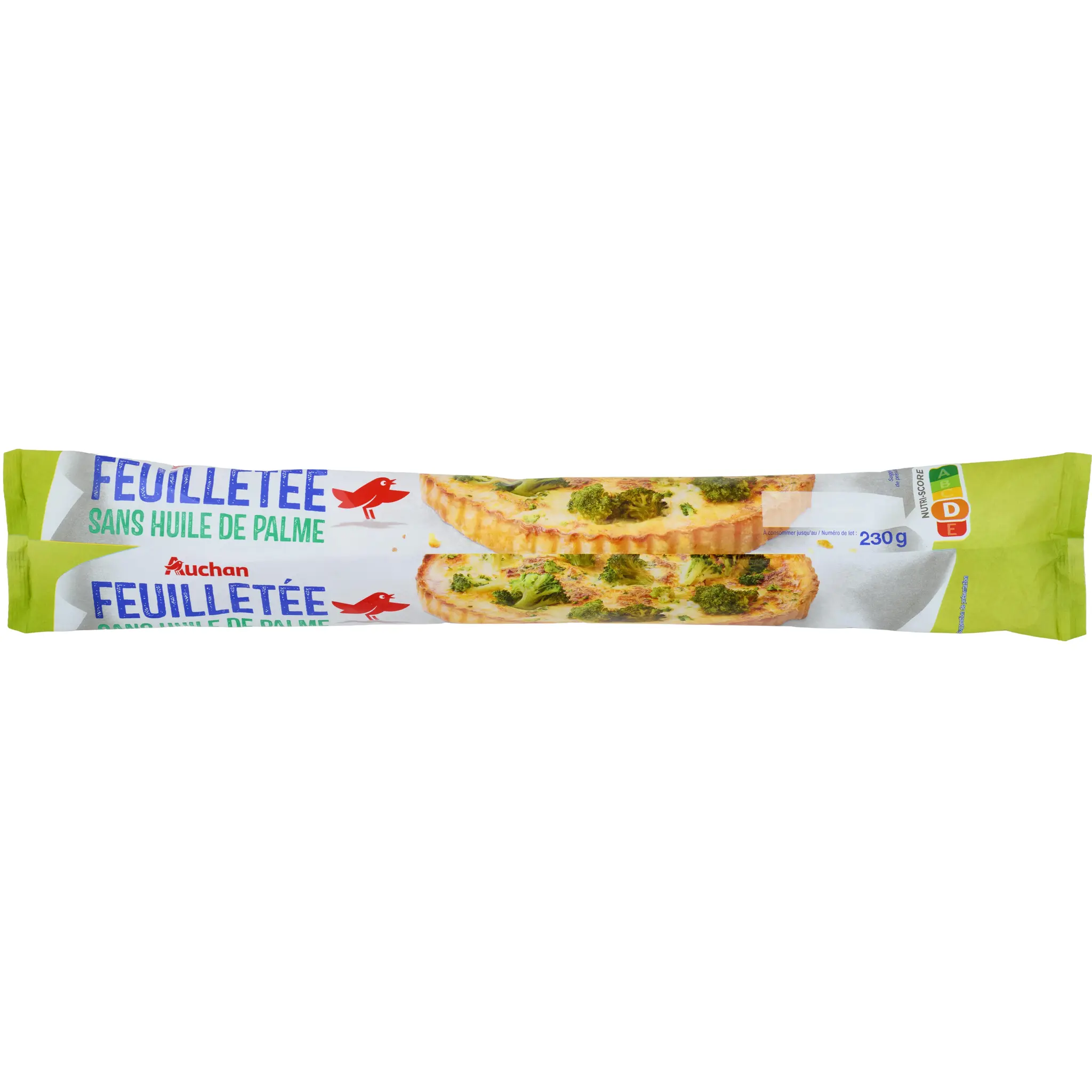AUCHAN Pâte feuilletée sans huile de palme