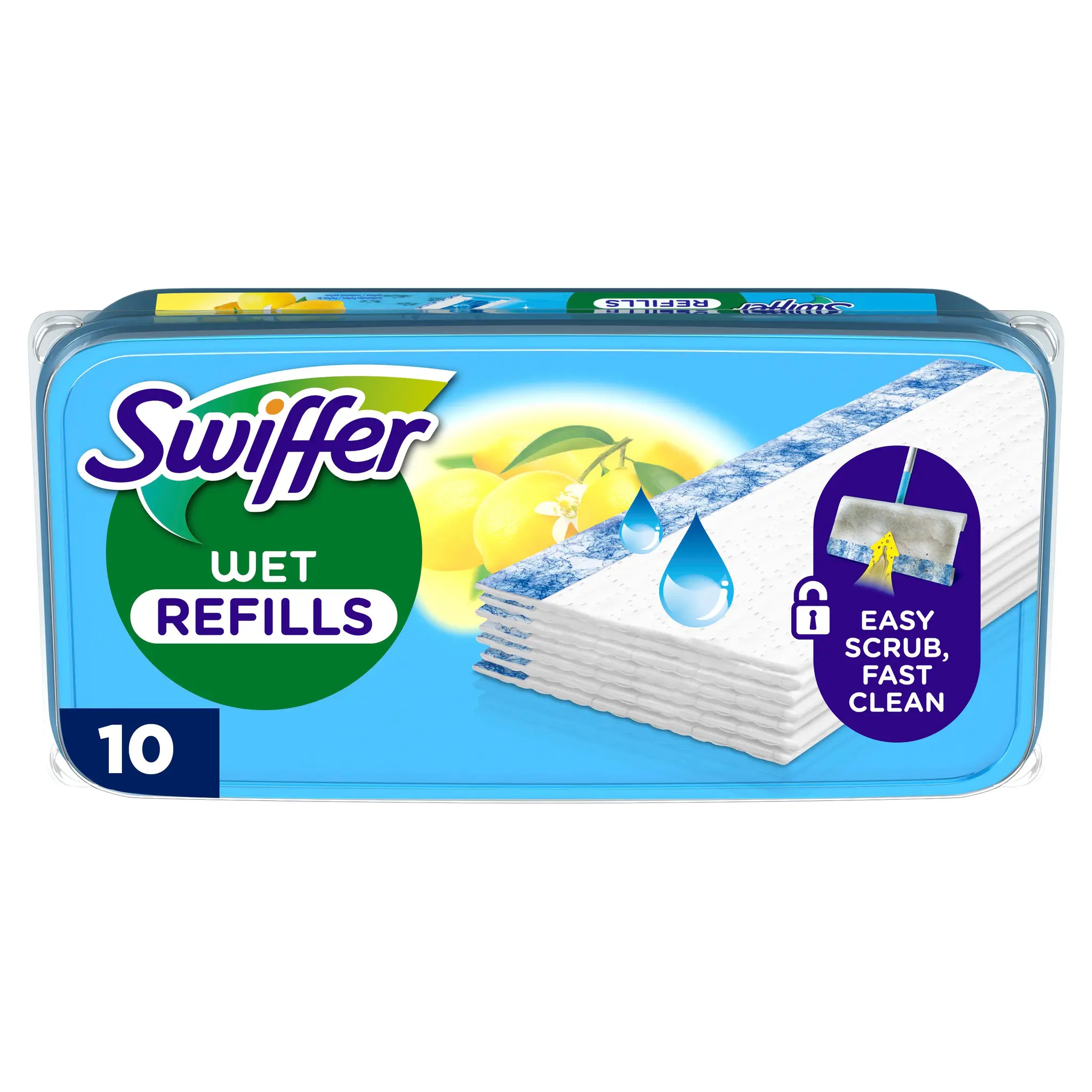 SWIFFER Lingettes attrape-poussière parfum citron