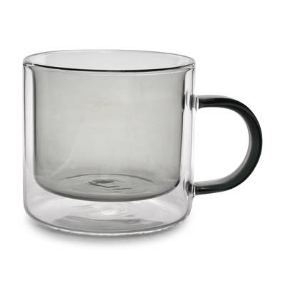 Liv Chope 27cl double paroi gris, 2 chopes