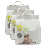 Pouce Litière minérale absorbante pour chat, Lot de 3x10L