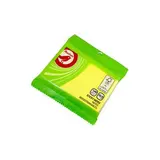 Auchan 100 notes adhésives jaunes 125 x 75 mm., 1 block de 100 notes