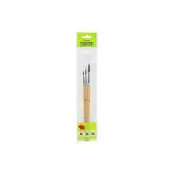 Auchan Lot de 3 pinceaux rond ( taille 4,10,16), 3 pinceaux