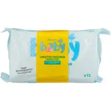 Auchan Baby Lingettes fraicheur à l'aloe vera, 3 x 72 lingettes