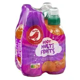 Auchan Boisson aux jus de fruits goût multifruits, 4x20cl