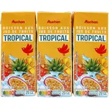 Auchan Boisson aux jus de fruits tropical, 6x20cl