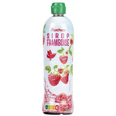 Auchan Sirop framboise, 75cl