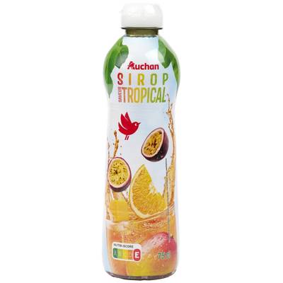 Auchan Sirop tropical, 75cl