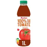 Auchan Pur jus de tomate, 1L