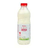 Auchan Lait frais entier, 1L